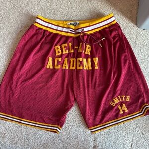 Bel-Air Academy Red Athletic Men's Shorts